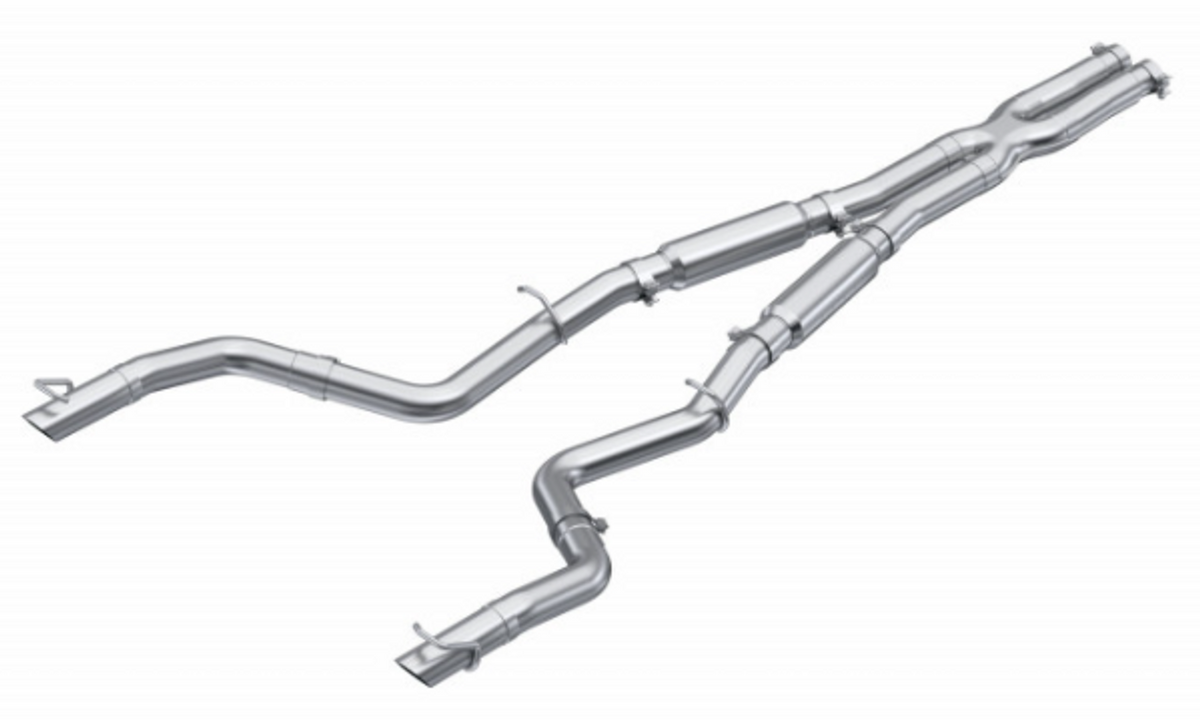 CORSA 14522 Dual Cat-Back Exhaust System For Dodge Charger 5.7L - Aggressive Sound, No Drone, Performance Stainless Steel - View #5