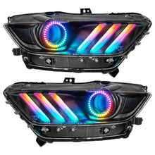 Load image into Gallery viewer, 1025.06 Oracle LED Projector Headlights Ford Mustang V6/GT (15-17) GT350 GT500 (18-20) Dynamic ColorSHIFT RGB - 8199-332 - Redline360 Alternate Image