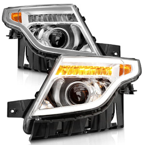 799.95 Anzo Projector Headlights Ford Explorer (2011-2015) w/ Light Bar - Redline360