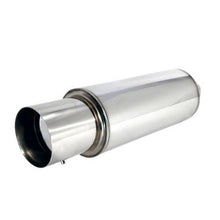 Load image into Gallery viewer, 47.95 Spec-D N1 Style Muffler (Blue Burnt or Chrome Tip) 2.5&quot; Muffler w/ Silencer - Redline360 Alternate Image