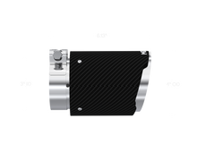 Load image into Gallery viewer, MBRP Exhaust Tip 3" ID/ 4" OD Carbon Fiber Cover - 6.13" Angle Cut Dual Wall Stainless Steel - Default Title Alternate Image