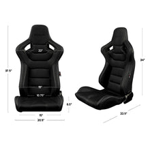 Load image into Gallery viewer, 699.95 BRAUM Elite Sport Seats (Reclining - Brown Leatherette) BRR1-CPBS - Redline360 Alternate Image