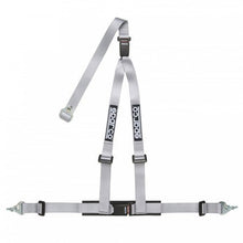 Load image into Gallery viewer, SPARCO Street Double Release Buckles Harness 2" 3 Points - Blue / Red / Black - Red Alternate Image