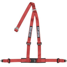 Load image into Gallery viewer, SPARCO Street Bolt-In Harness 2" 3 Points - Blue / Red / Black - Red Alternate Image