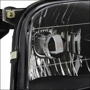 99.95 Spec-D OEM Replacement Headlights Toyota Tacoma (01-04) Black Housing - Redline360
