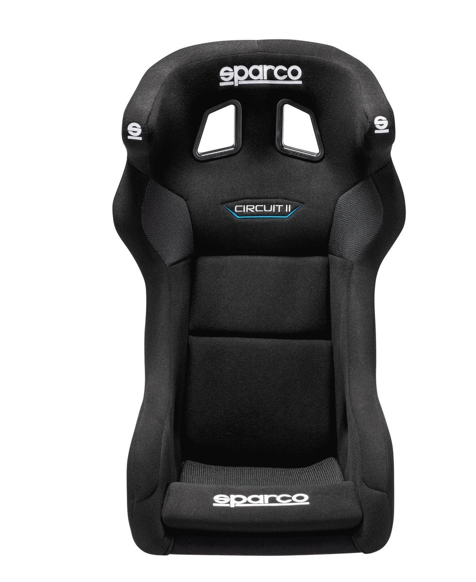 SPARCO Circuit II QRT Competition Racing Seats (Black) Fiberglass- 008 ...