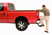 Load image into Gallery viewer, 280.00 AMP BedStep Bumper Step Ford F150 (2015-2020) Black - Redline360 Alternate Image