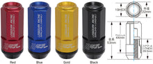 Load image into Gallery viewer, Project Kics Lug Nuts &amp; Lock Set [Leggdura Racing Shell Type - 53mm Closed-End - 20 PCS - 12X1.5 or 12X1.25] Red / Blue / Gold / Black Finish - M12X1.50 / Red Alternate Image