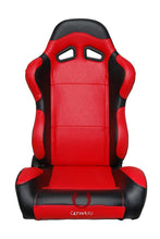 Load image into Gallery viewer, 359.00 Cipher Auto Leatherette Seats (Black/Red/Carbon Fiber - Sold as a Pair - Reclining) CPA1003CFBKRD - Redline360 Alternate Image