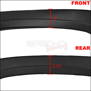 124.95 Spec-D Fender Flares Chevy Silverado 1500 (2007-2013) Set of Front/Rear - Redline360