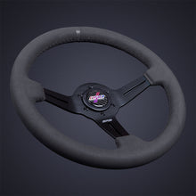 Load image into Gallery viewer, 154.95 DND Full Color Alcantara Race Steering Wheel (50mm Deep, 350mm) 6 Bolt - Redline360 Alternate Image