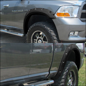 119.95 Spec-D Fender Flares Dodge Ram 1500 (2009-2018) Fleetside - Rugged Offroad Style - Redline360