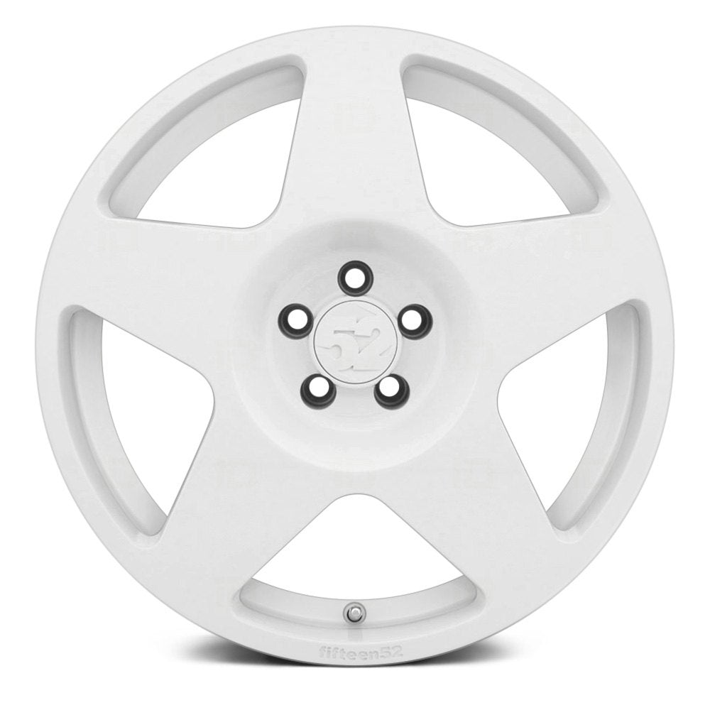 240.00 fifteen52 Tarmac Wheels (17x7.5 4x108 / 5x112 +42mm/+40mm Offset) Rally White / Asphalt Black / Gold - Redline360