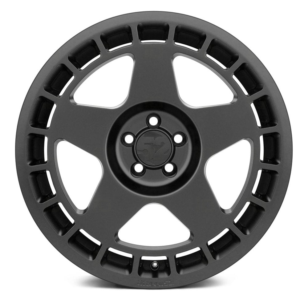 359.00 fifteen52 Turbomac Wheels (18x8.5 5x108 +42 Offset) Asphalt Black / Rally White Finish / Gold - Redline360