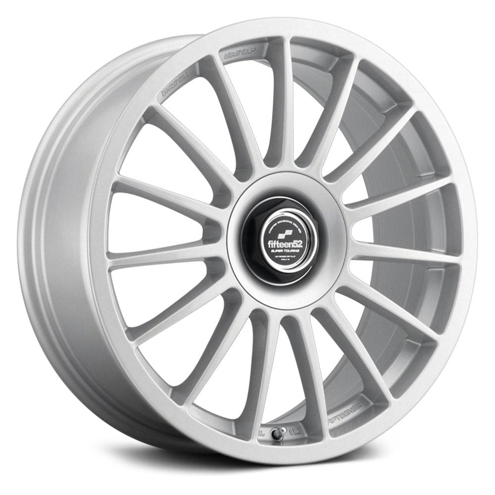 399.00 fifteen52 Podium Wheels (19x8.5 5x108 / 5x100 +35mm / +45mm Offset) Speed Silver / Frosted Graphite / Rally White - Redline360