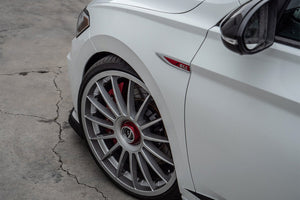 319.00 fifteen52 Podium Wheels (20x8.5 5x112 +35mm / +45mm Offset) Speed Silver or Frosted Graphite - Redline360