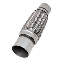 Load image into Gallery viewer, 39.99 Rev9 Stainless Steel Flex Section (2.5&quot; x 8&quot; x 12&quot;) Flex Pipe Exhaust Coupling with Mild Steel Ends - Redline360 Alternate Image