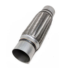 Load image into Gallery viewer, 49.99 Rev9 Stainless Steel Flex Section (3&quot; x 10&quot; x 14&quot;) Flex Pipe Exhaust Coupling with Mild Steel Ends - Redline360 Alternate Image