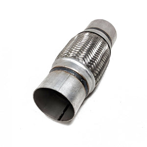 49.99 Rev9 Stainless Steel Flex Section (3" x 6" x 10") Flex Pipe Exhaust Coupling with Mild Steel Ends - Redline360