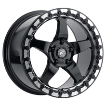 Load image into Gallery viewer, Forgestar D5 Beadlock Wheels (15x10 5x114.3 ET+25 78.1) Gloss Black Mach Alternate Image