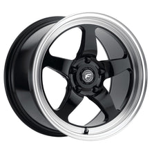 Load image into Gallery viewer, Forgestar D5 Drag Wheels (17x5.0 5x114.3 ET-21 78.1) Gloss Black Mach Alternate Image