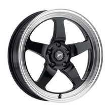 Load image into Gallery viewer, Forgestar D5 Drag Wheels (17x5.0 5x114.3 ET-21 78.1) Gloss Black Mach Alternate Image