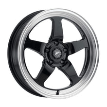 Load image into Gallery viewer, Forgestar D5 Drag Wheels (15x10 5x114.3 ET+50 78.1) Gloss Black Mach - Default Title Alternate Image