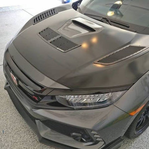 349.99 Trackspec Hood Louvers Honda Civic Type-R (2017-2021) Full Vent Set - Redline360