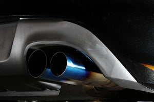 799.95 ISR Exhaust Hyundai Genesis V6 (09-18) Muffler Delete w/ Burnt Blue Quad Tip - Redline360