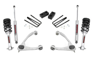 Rough Country Lift Kit GMC Sierra 1500 2WD (07-18) [3.50" Lift] w/ or w/o Struts