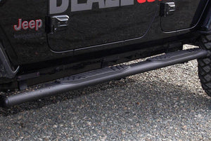 299.15 Go Rhino 4" OE Xtreme Oval Side Steps Chevy Colorado (15-22) Textured Black or Polished - Redline360