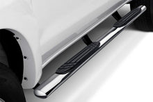 Load image into Gallery viewer, Go Rhino 4" OE Xtreme Oval Side Steps Chevy Silverado Crew Cab (07-19) Textured Black or Polished - Textured Black Alternate Image