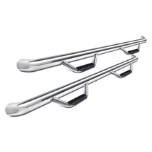 Load image into Gallery viewer, Go Rhino Dominator D2 Side Steps Chevy Silverado Gas (14-19) [Classics - Cab Length] Stainless Steel or Textured Black - Stainless Steel Alternate Image