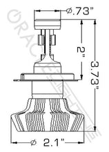 Load image into Gallery viewer, Oracle Headlight LED Conversion Bulbs - 4,000 Lumen [H4 - Pair] 5231-001 - Default Title Alternate Image