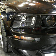 Load image into Gallery viewer, 169.95 Spec-D Projector Headlights Ford Mustang (05-09) w/ Halo &amp; LED Strip - Black or Chrome - Redline360 Alternate Image