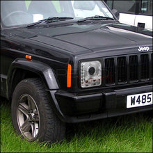 Load image into Gallery viewer, 162.95 Spec-D Projector Headlights Jeep Cherokee [Halo LED] (1997-2001) Black or Chrome - Redline360 Alternate Image