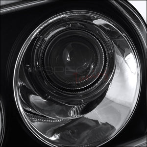155.00 Spec-D Projector Headlights Chrysler 300 [Halo] (2005-2010) Black Housing - Redline360