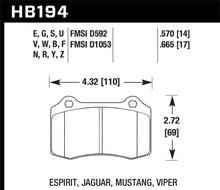 Load image into Gallery viewer, 116.81 Hawk HPS Brake Pads Dodge Durango SRT (2018-2020) Rear Pads - HB194F.570 - Redline360 Alternate Image