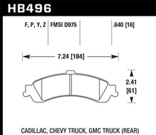 Load image into Gallery viewer, 110.81 Hawk HPS Brake Pads Chevy Avalanche 4WD (2002-2006) Rear Pads - HB496F.640 - Redline360 Alternate Image