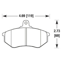 Load image into Gallery viewer, 89.27 Hawk HPS Brake Pads VW Cabrio 2.0L [Front] (95-97) w/ or w/o Sensor - Redline360 Alternate Image