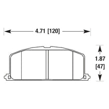 Load image into Gallery viewer, 80.35 Hawk HPS Brake Pads Toyota Corolla 1.6L [Front] (84-82) HB191F.590 - Redline360 Alternate Image