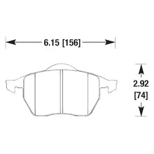 Load image into Gallery viewer, 127.65 Hawk HPS Brake Pads Audi A8 (97-99) A8 Quattro (97-98) [Front] w/ or w/o Sensor - Redline360 Alternate Image