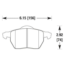 Load image into Gallery viewer, 107.98 Hawk HPS Brake Pads Audi A4/A4 Quattro [Front] (00-06) HB354F.756A - Redline360 Alternate Image
