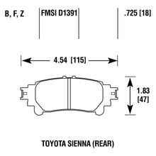 Load image into Gallery viewer, 75.90 Hawk HPS Brake Pads Lexus RX350/RX450h 3.5L [Rear] (10-15) HB799F.597 - Redline360 Alternate Image