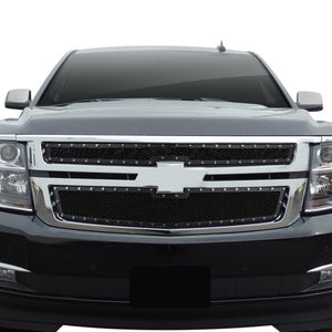 Spec-D Grill Insert Chevy Suburban (15-18) Tahoe (15-16) Mesh Black Ri ...