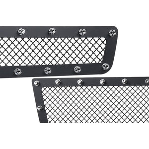 182.00 Spec-D Grill Insert Chevy Suburban (15-18) Tahoe (15-16) Mesh Black Rivet Style - Redline360