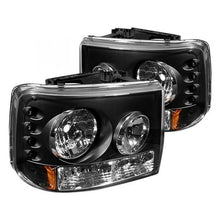 Load image into Gallery viewer, 289.36 Spyder LED Crystal Headlights Chevy Tahoe (00-06) [W/ Bumper Lights] Black / Chrome / Smoke - Redline360 Alternate Image