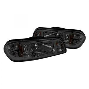 214.47 Spyder 1PC LED Crystal Headlights Ford Mustang (1987-1993) Black or Smoke - Redline360