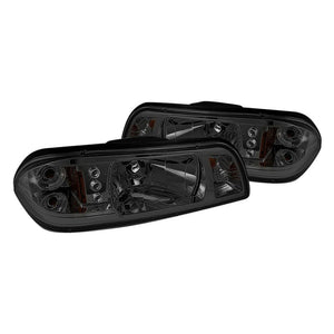 214.47 Spyder 1PC LED Crystal Headlights Ford Mustang (1987-1993) Black or Smoke - Redline360