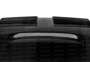 901.00 SEIBON Carbon Fiber Hood Dodge Neon SRT4 (03-05) GT/OE/TS/DV Style - Redline360